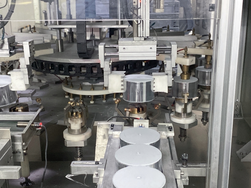 film capacitor core engergization