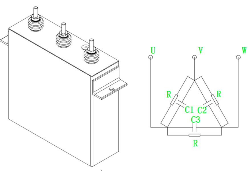 3phase AC capacitor