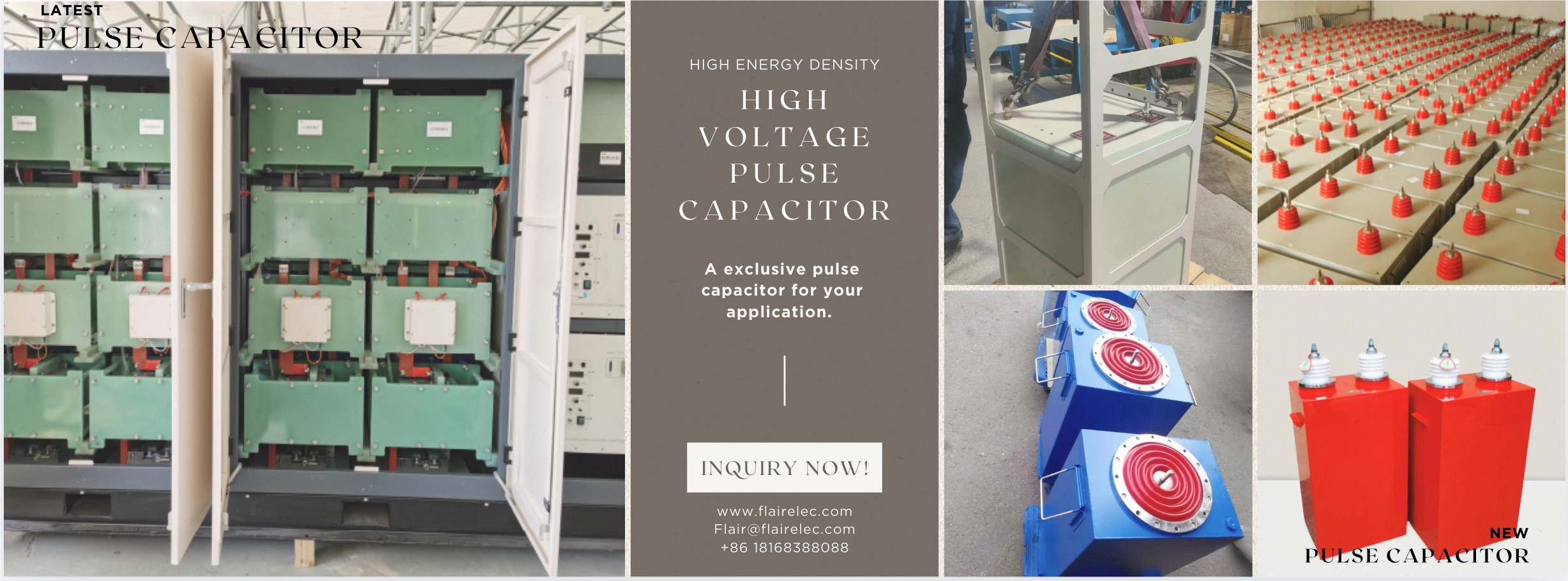 high voltage pulse discharge capacitor