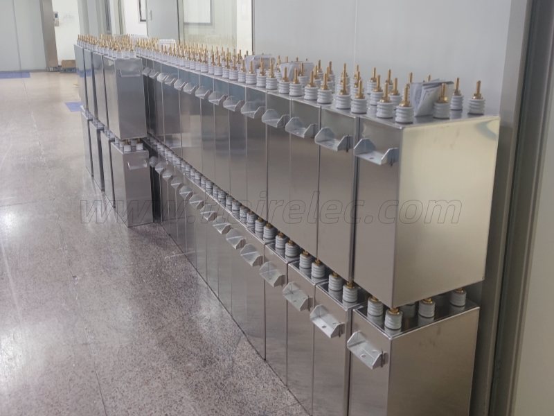 750VAC 1000Kvar 6Khz induksiya sobası kondensatoru