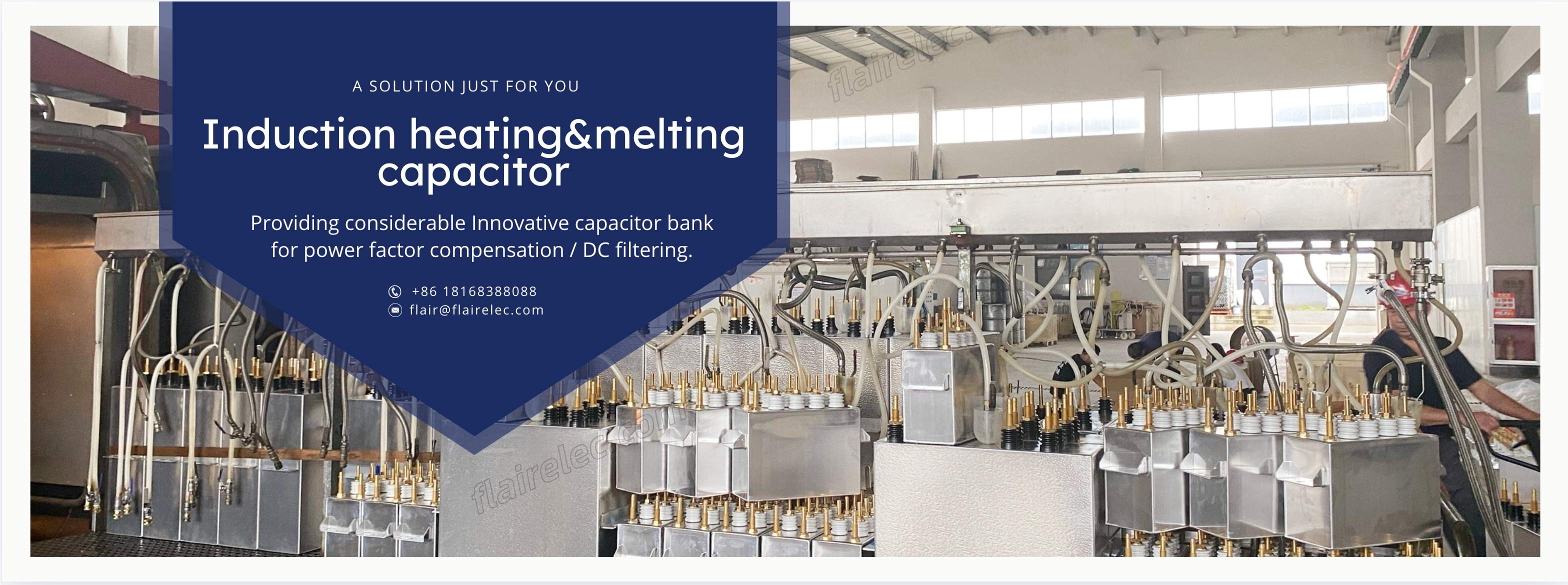 water cooling capacitor for induction melting furnace