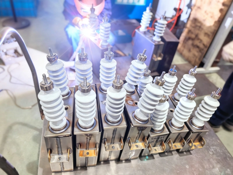 filter capacitor bank