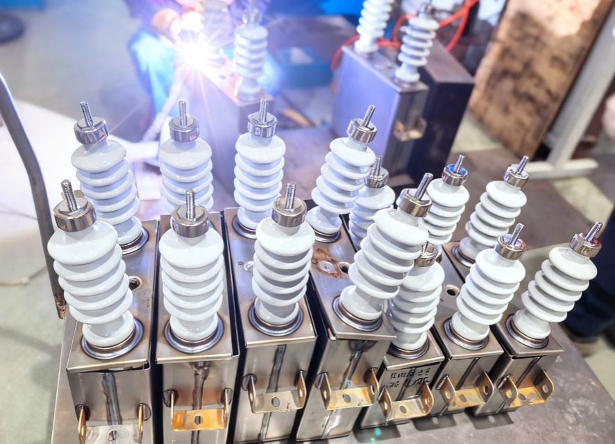 Batterie de condensateurs de puissance haute tension