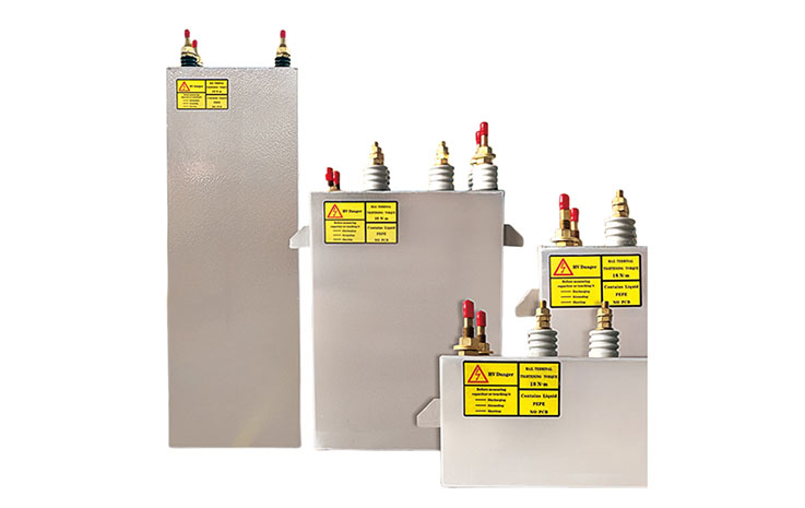 condensateur refroidi à l'eau pour circuit de chauffage par induction