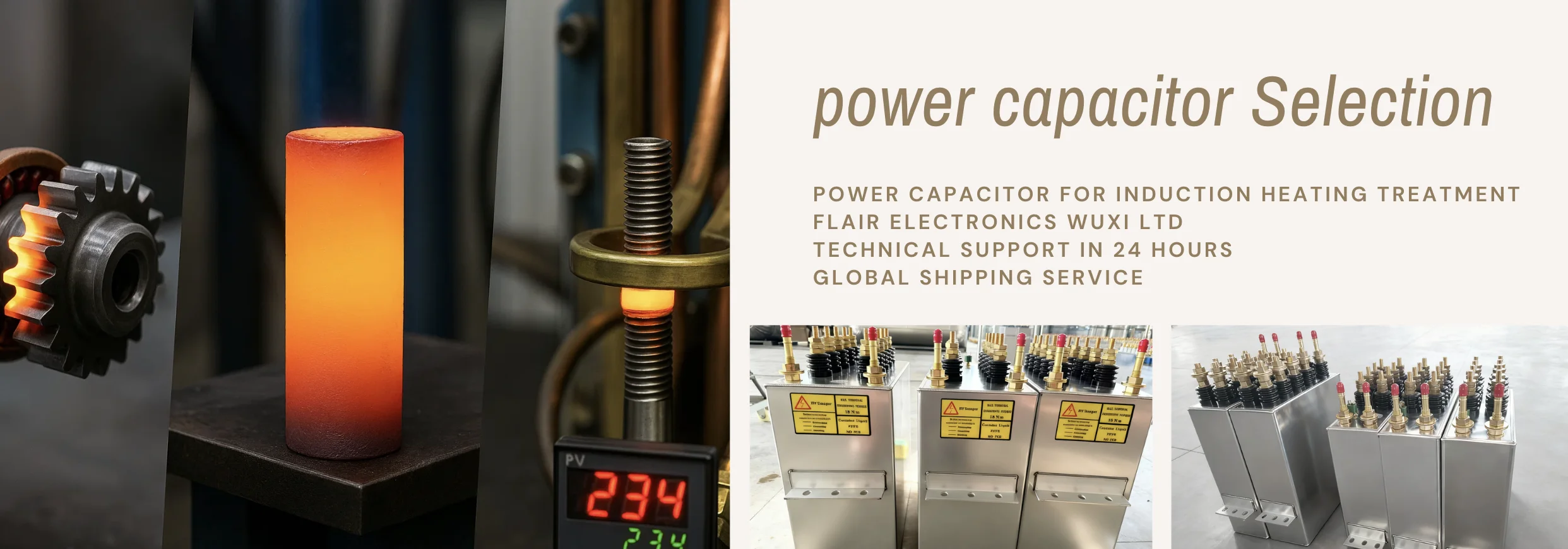 Quais são os 10 principais fornecedores de capacitores de aquecimento por indução na China?