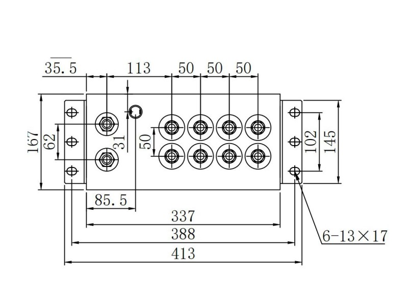 750vac water cooled capacitor