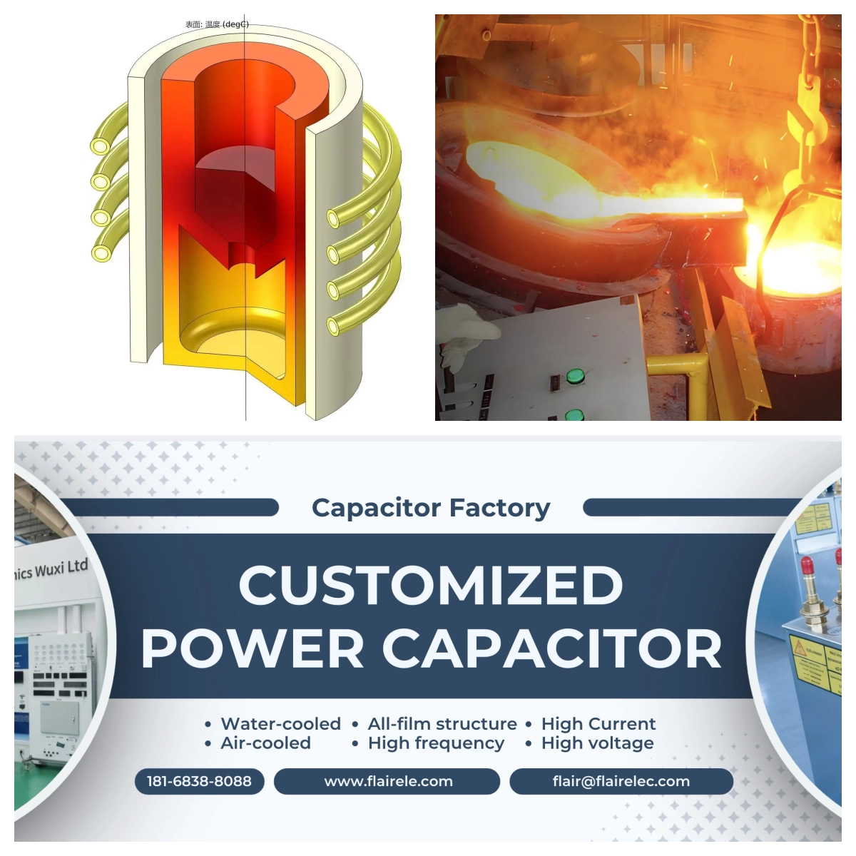 induction furnace capacitor bank.webp