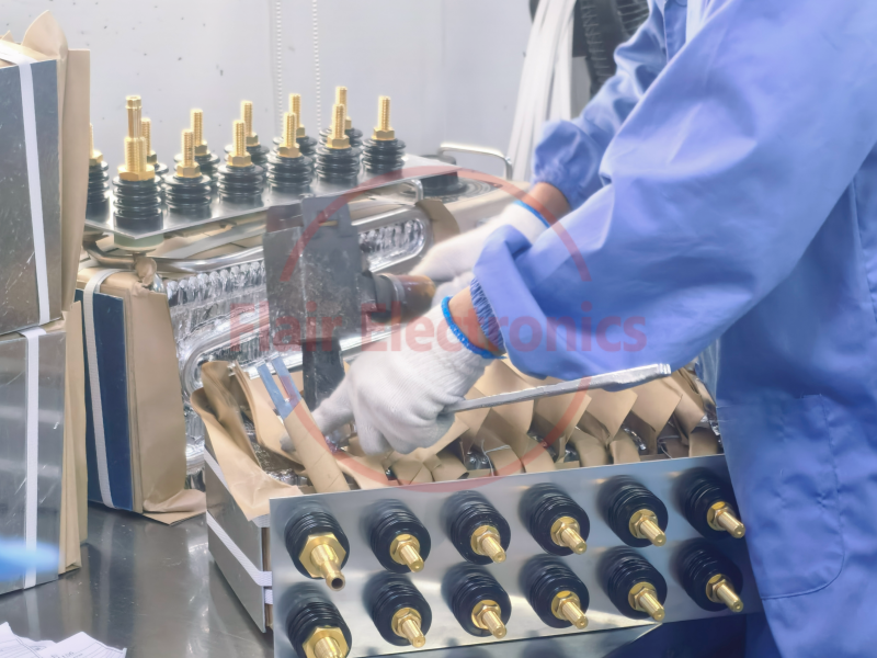 Structure of industrial induction heating capacitors