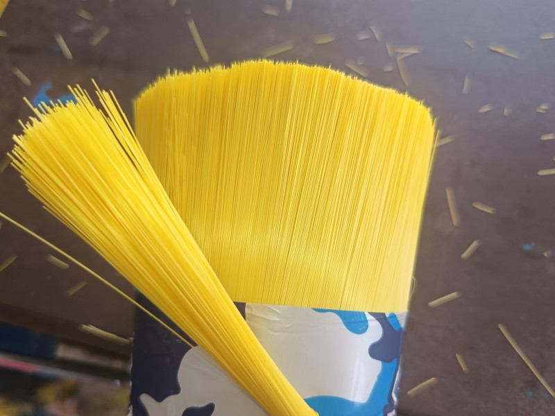 Colorful Broom Fiber Floor Brush Filament Flaggable Flowered Polyester Synthetic Monofilament