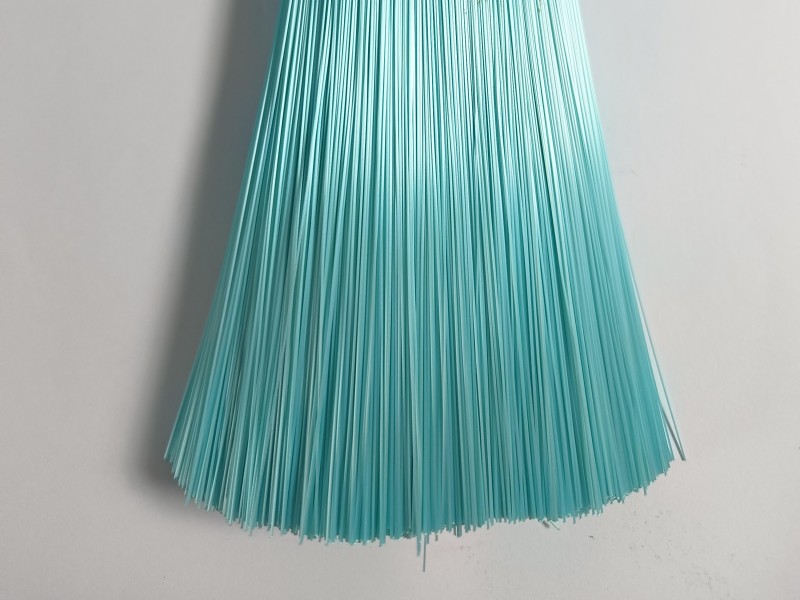 PET plastic filaments bristles for feathered flaggable broom with low price