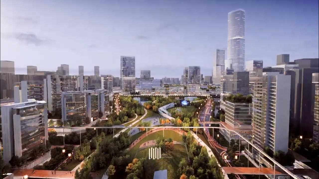 Xili TOD masterplan Aedas-3d architectural