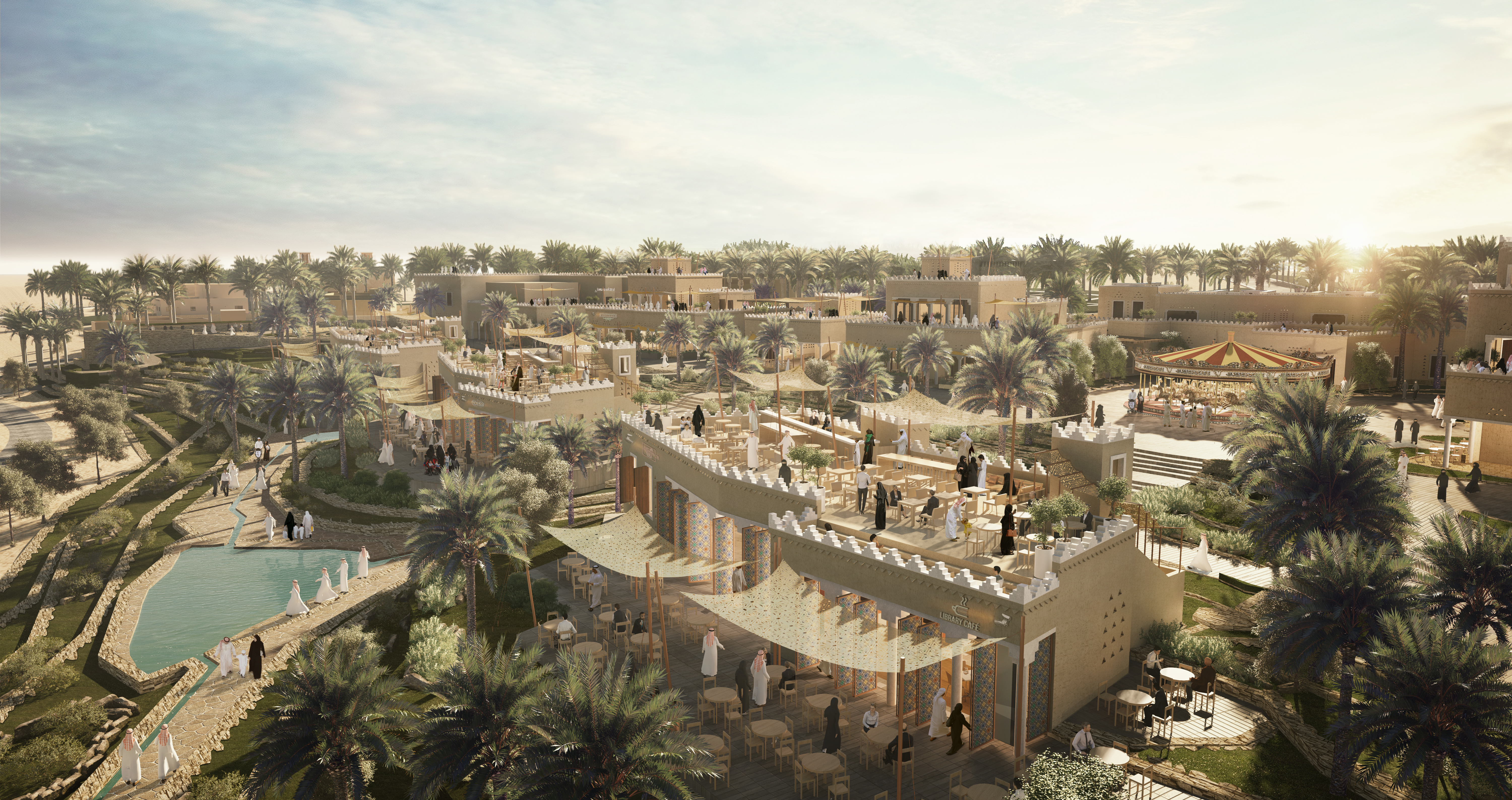 1animation 3d architecture-Bujairi Masterplan and Placemaking
