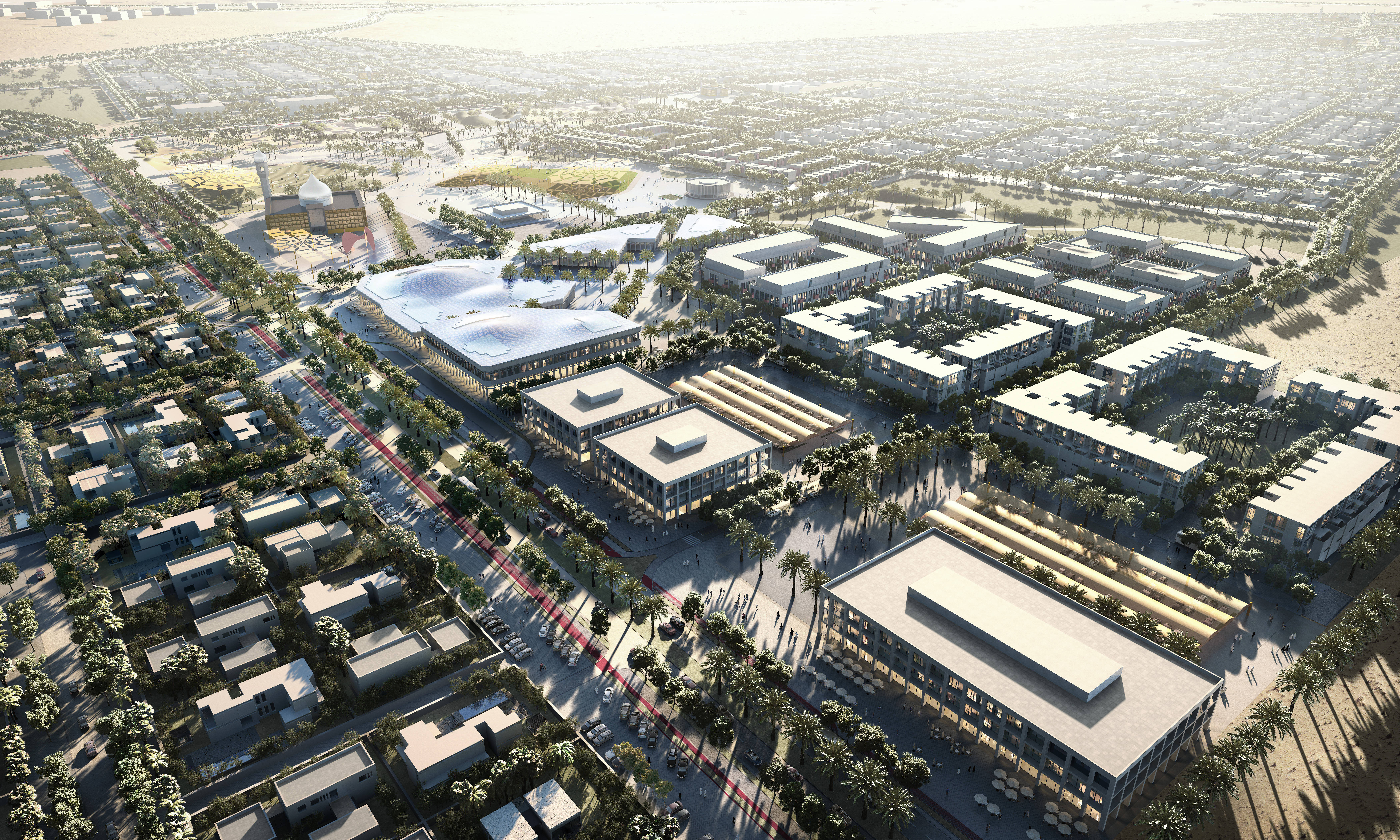 3d architecture Bateen Masterplan