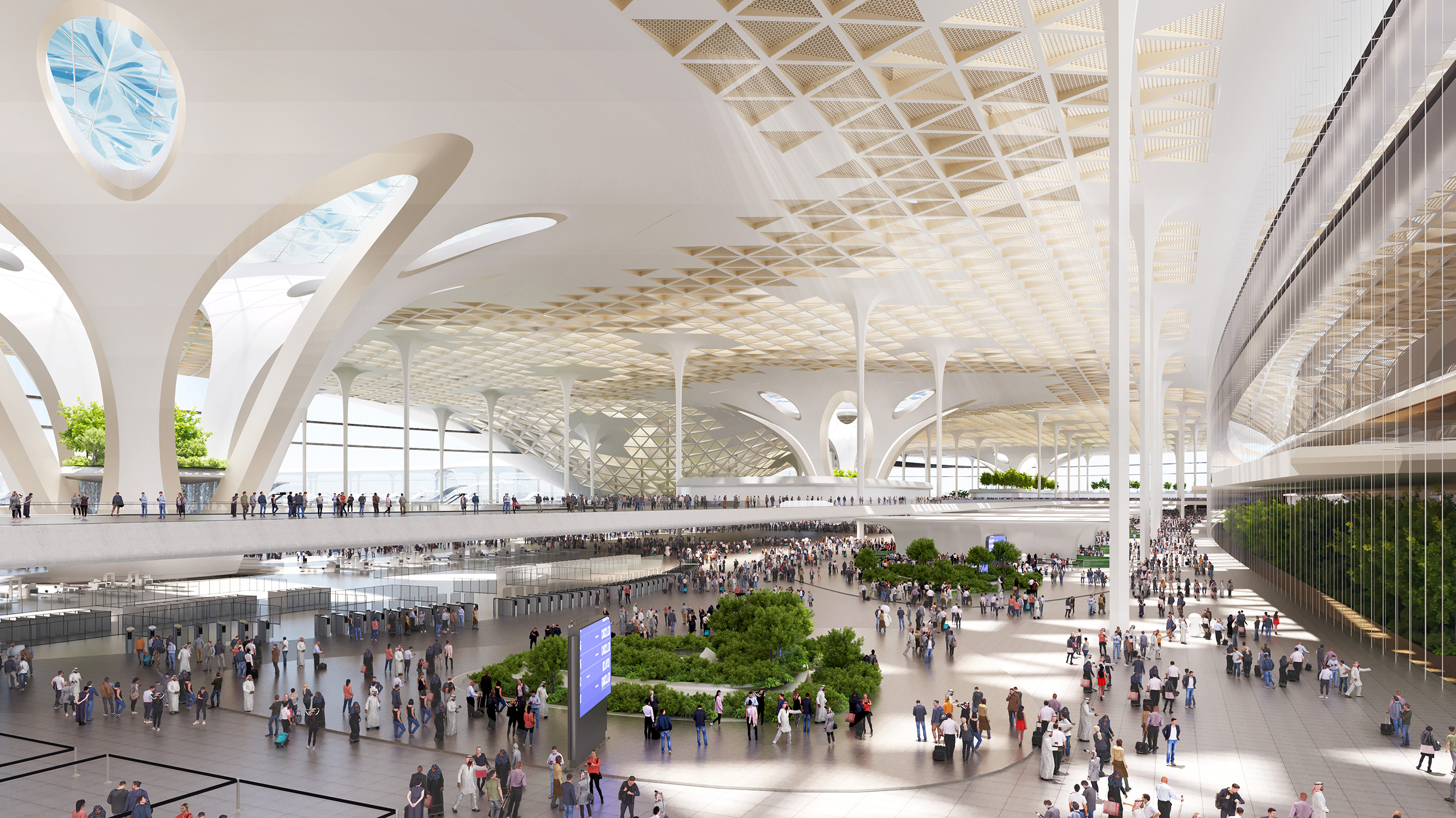 3d architectural animation-I-2304018A AMI Airport IN3