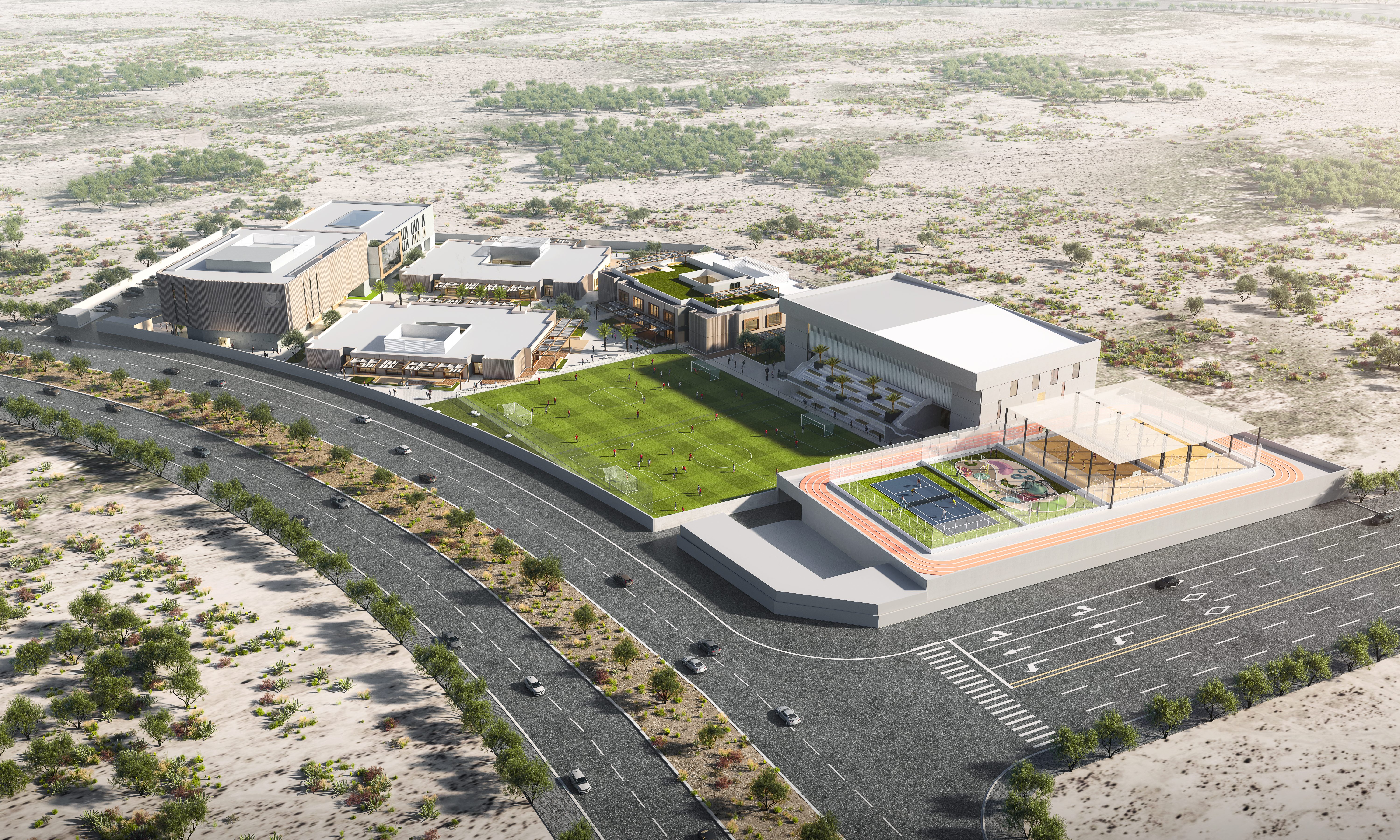 best 3d rendering-I-2402011 Dubai English Speaking School