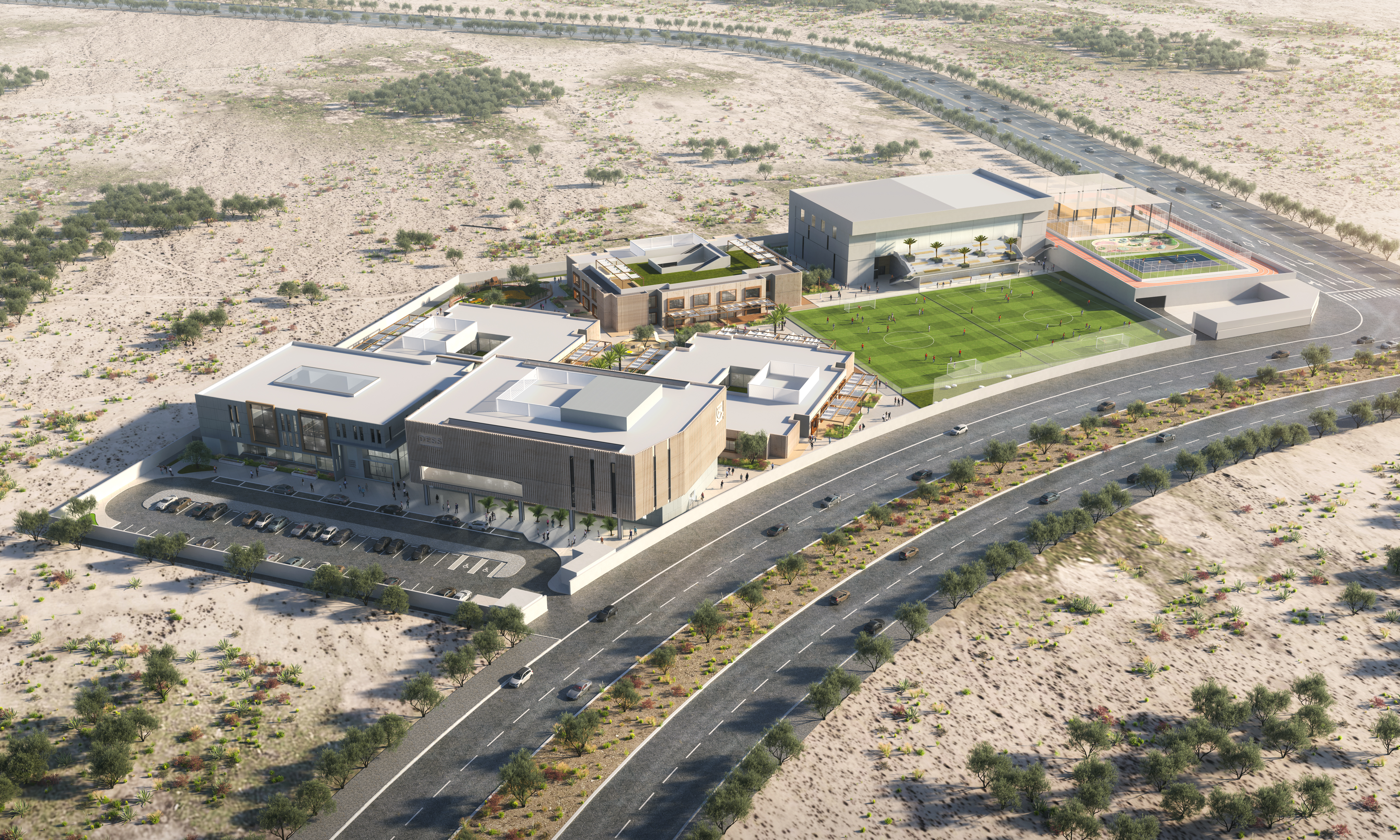best 3d rendering-I-2402011 Dubai English Speaking School