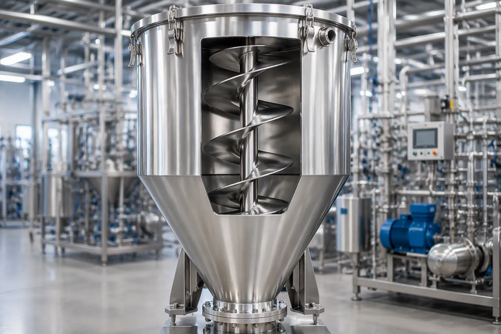 How to Choose the Right Volume Model of Conical Screw Mixer According to Your Batch Output?