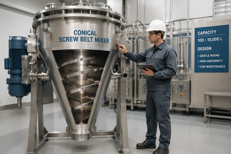 Easy Guide to Choosing Your Conical Screw Belt Mixer Capacity