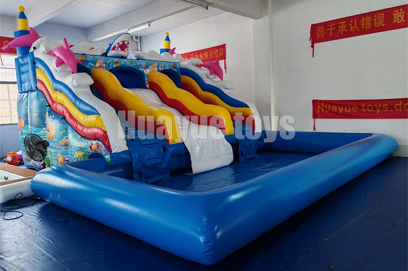 Tobogán acuático inflable 01-1