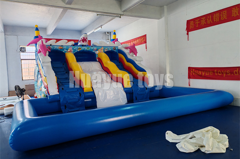 Tobogán acuático inflable 03-1