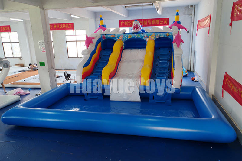 Tobogán acuático inflable 04-1