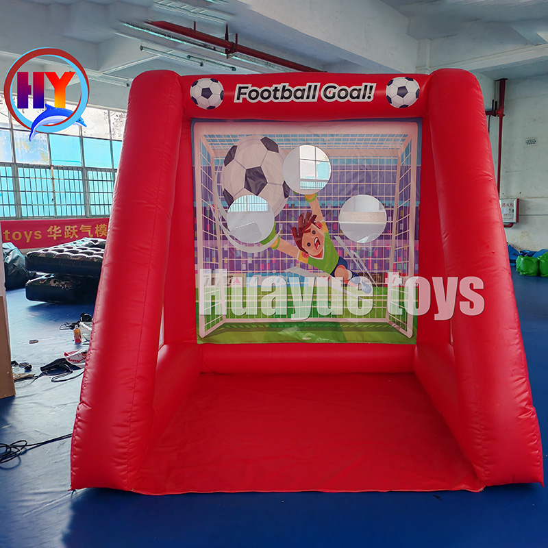 Customized Indoor Amusement Park Footbal KidsMini lnflatable Soccer Goal