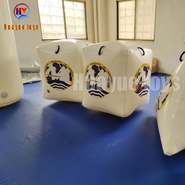 Durable Triathlon Open Water Regatta SwimmingFloating Tube Cylinder Inflatable Marker Buoy forSailing Race Sea