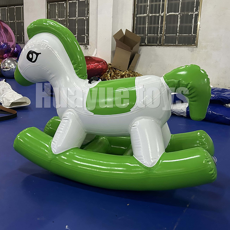 Factory High Quality Red Blue Yellow InflatableToys Inflatable Girl Pony Inflatable Pony for Sale (1)