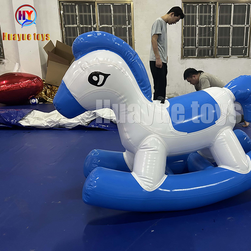 Factory High Quality Red Blue Yellow InflatableToys Inflatable Girl Pony Inflatable Pony for Sale