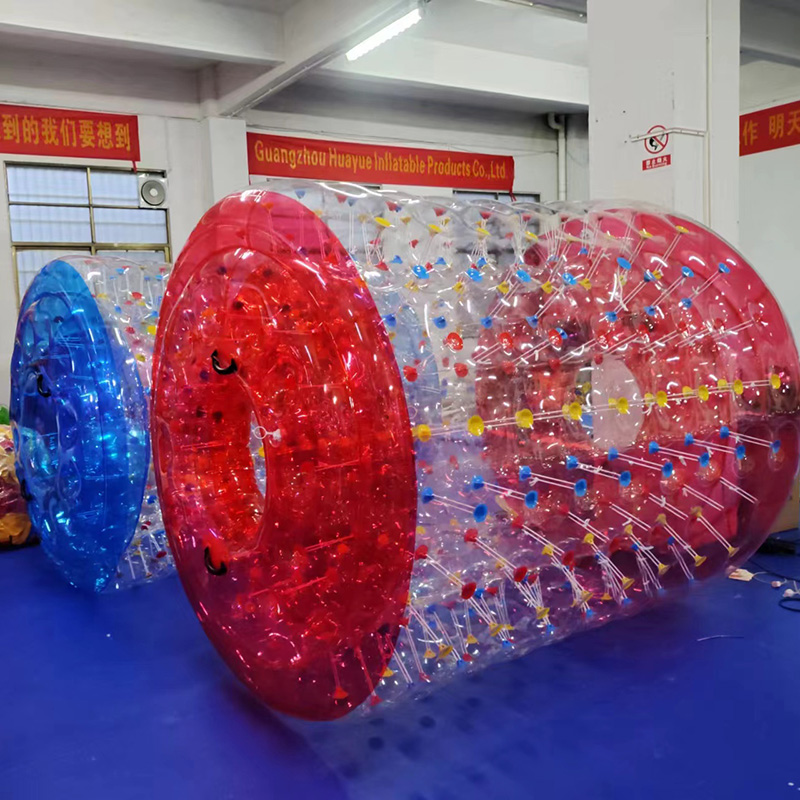 Hot Sale PVC/TPU Inflatable Water Roller BalRolling Ball Inflatable Roller Zorb Ball