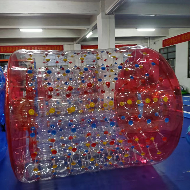 Hot Sale PVC/TPU Inflatable Water Roller BalRolling Ball Inflatable Roller Zorb Ball-product