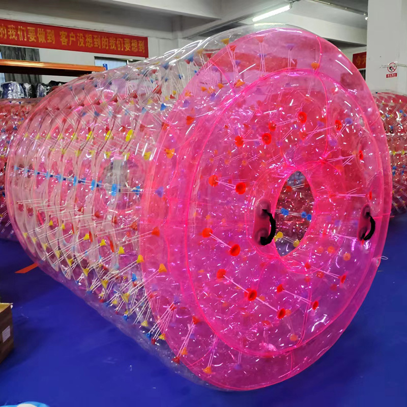 Hot Sale PVCTPU Inflatable Water Roller BalRolling Ball Inflatable Roller Zorb Ball (7)