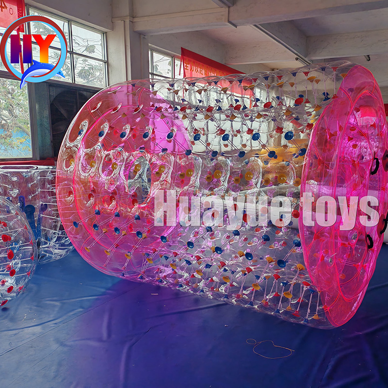 Hot Sale PVCTPU Inflatable Water Roller BalRolling Ball Inflatable Roller Zorb Ball (9)