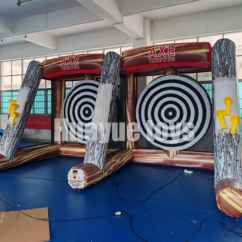Outdoor Inflatable Game for Carnival Sports Fun Toy Axe Target Challenge for Adults & Kids (2)