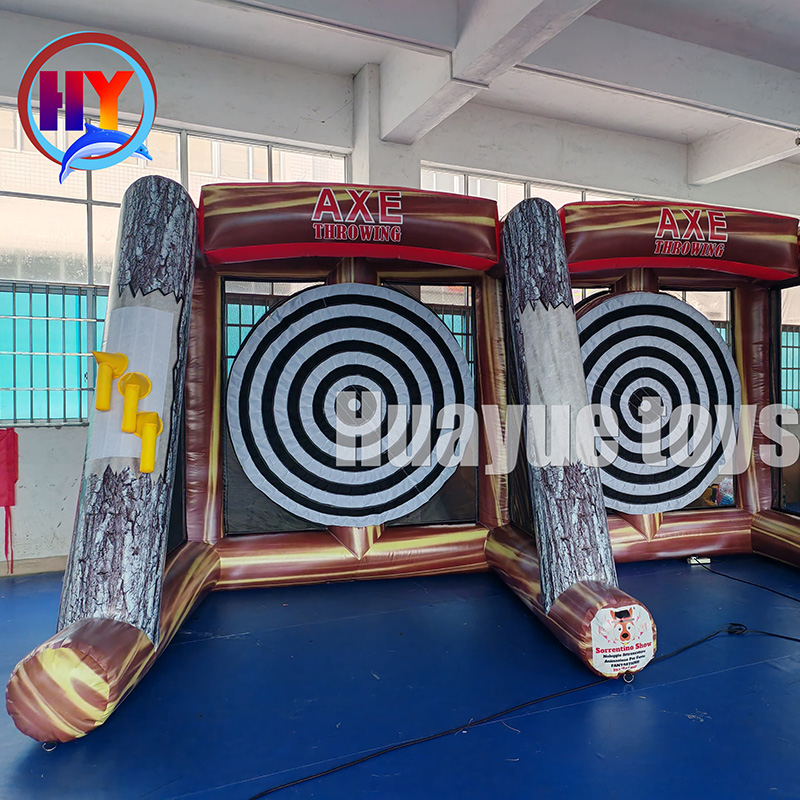Outdoor Inflatable Game for Carnival Sports Fun Toy Axe Target Challenge for Adults & Kids (6)