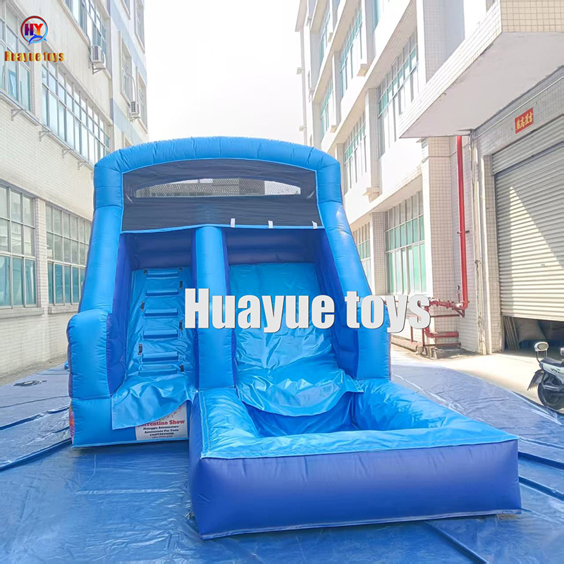 Popular Inflatable Slide Water Parks CommercialRental White Bouncy Castle Bounce House White