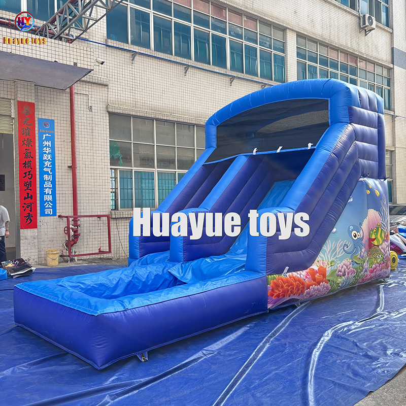 Popular Inflatable Slide Water Parks CommercialRental White Bouncy Castle Bounce House White (6)