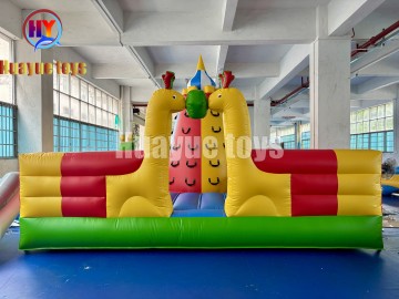 Kids Inflatable Bounce House with Animal Shapes – Fun Jungle & Safari Themed Jumping Castle for Indoor/Outdoor Play  Safe & Durable Blow Up Playground for Toddlers & Children
