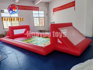 Inflatable Red Soccer Field