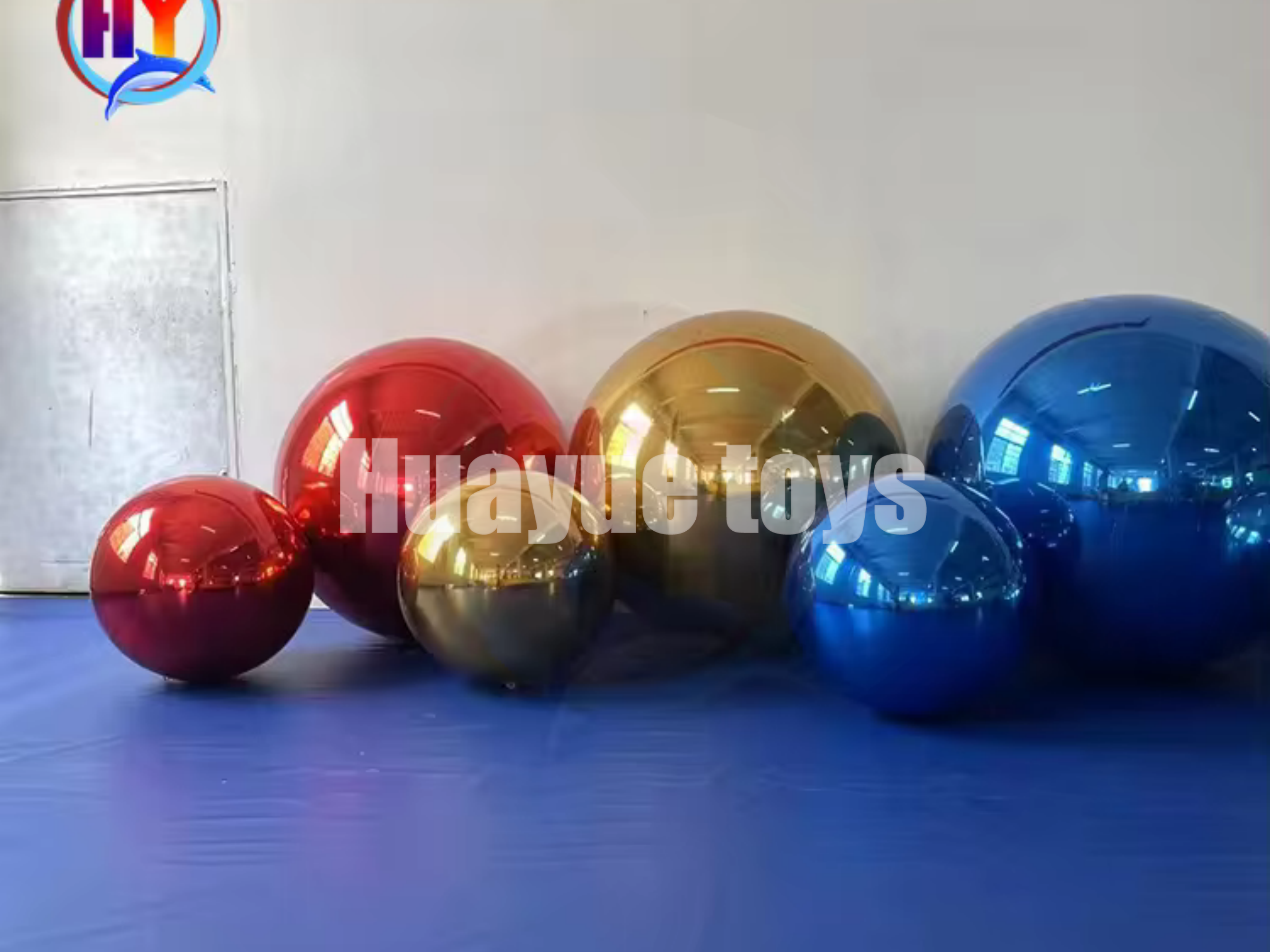 Huayue Toys Inflatable gold mirror ball