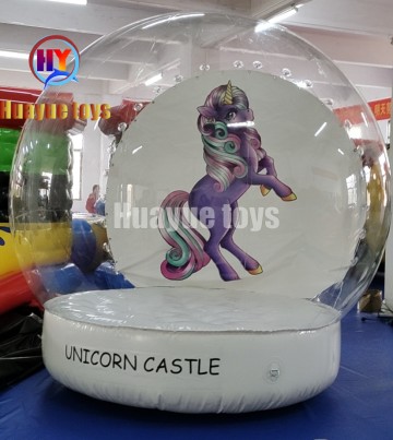 Globo de nieve inflable
