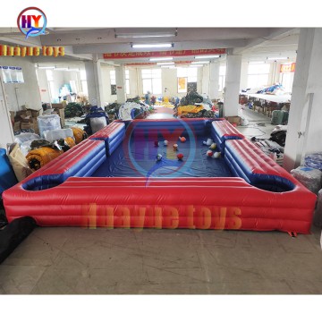 Red and Blue Inflatable Kick Billiards Court - Quality Product from China Suppliers and Factory