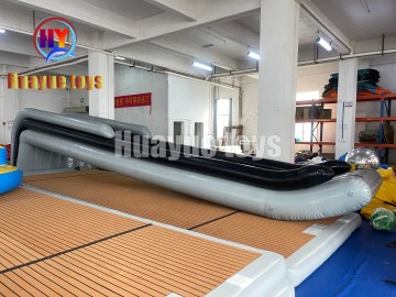  Gray-Black Inflatable Yacht Slide