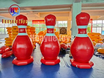 Red Inflatable Bowling Ball