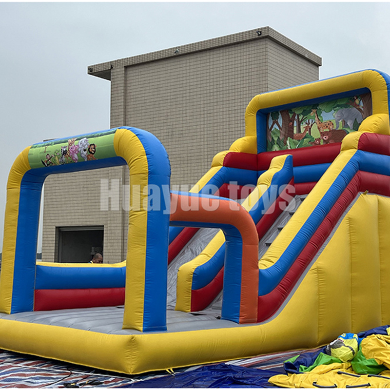 Outdoor High quality PVC Inflatable Castle Slide combo Inflatable Bouncy Slide for Children