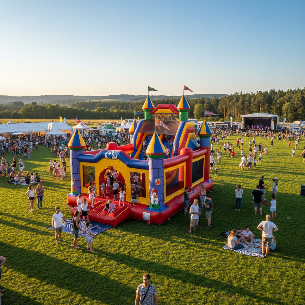Outdoor Jumping Castle For Outdoor Festivals And Public Events