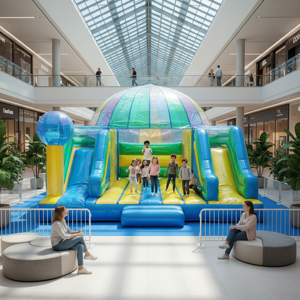 Small Indoor Bounce House For Shopping Mall Promotions And Brand Activations