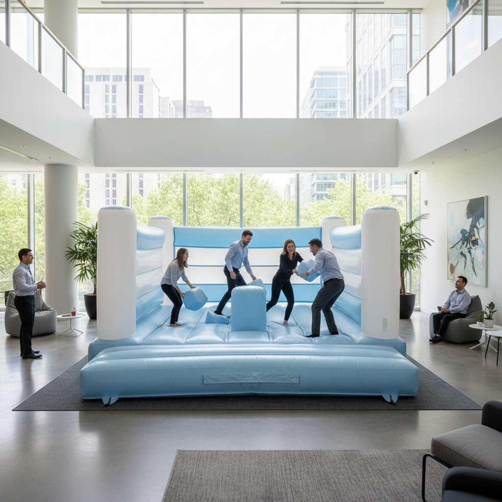Small Indoor Bounce House For Team Building And Corporate Activities
