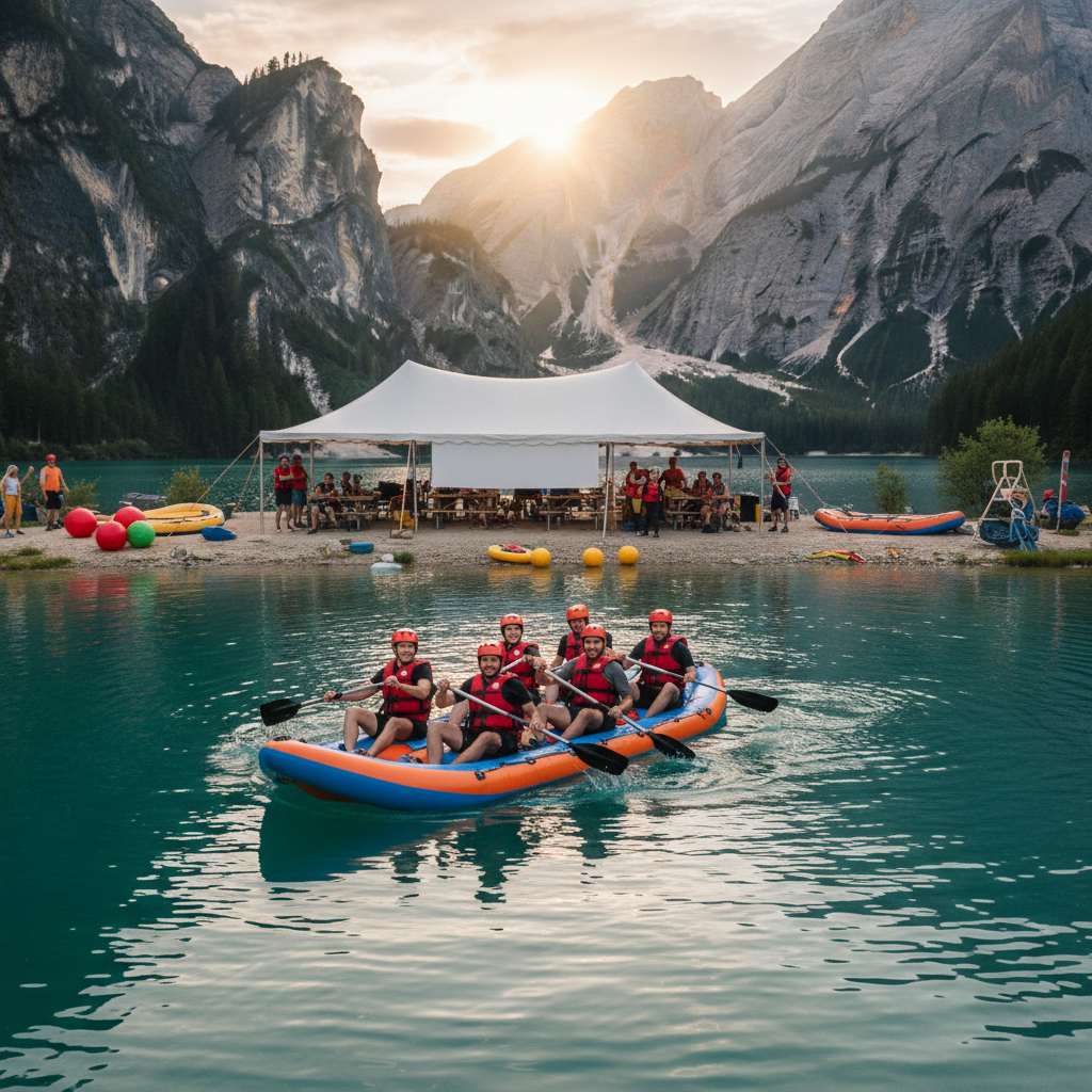 Inflatable Kayak For Team Building And Corporate Activities