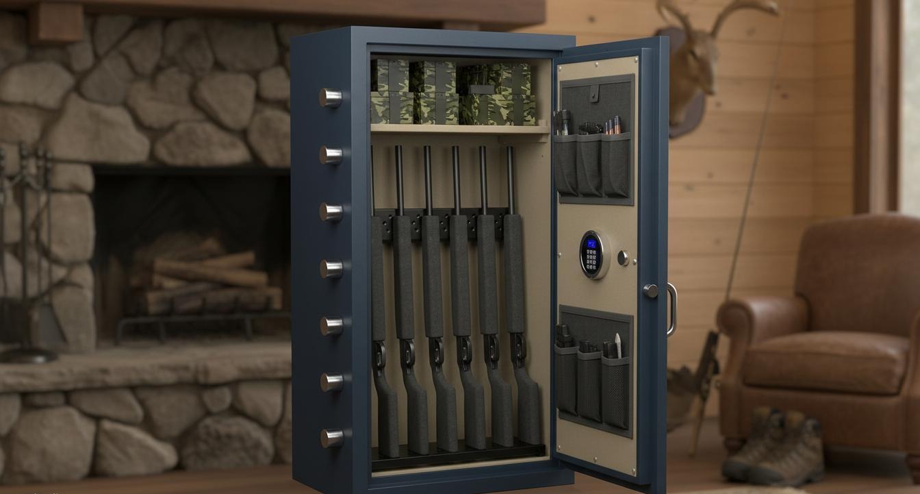 Rifle Safe Wholesale: Adjustable Rack Systems and 12-Gun Capacity for Hunting Outfitters
